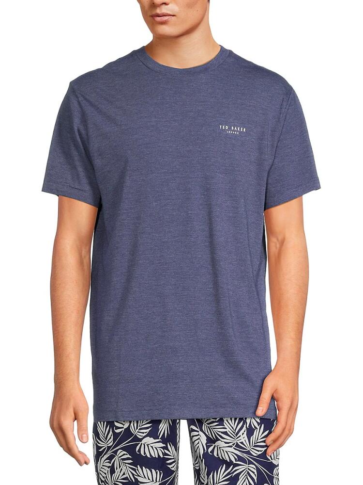 Ted Baker London Men's Logo Crewneck Tee - Blue Cover