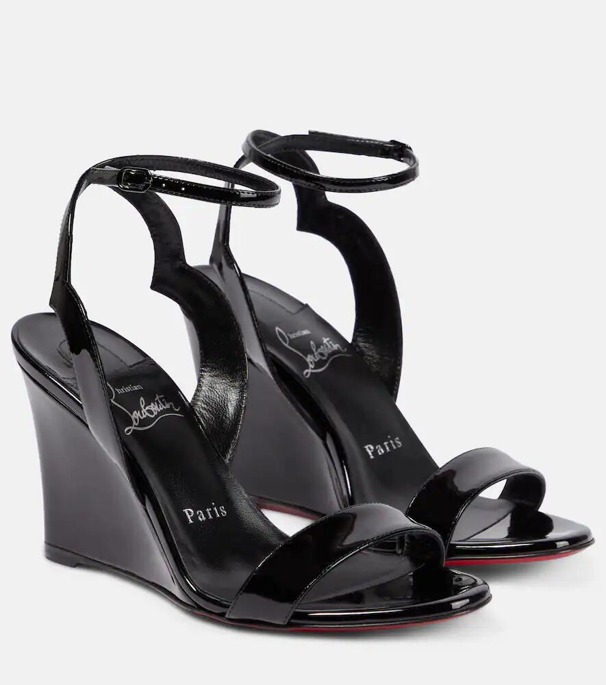 Christian Louboutin Patent leather wedge sandals Cover