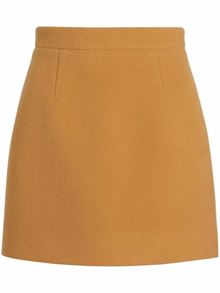 Patou mid-rise mini skirt - Yellow Cover