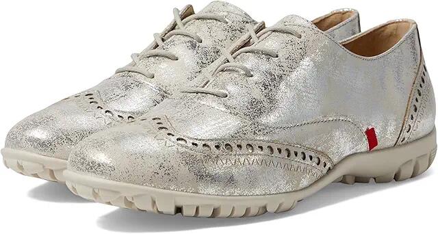 Marc Joseph New York Nyc Golf (Silver Metallic Wash) Women's Flat Shoes Cover