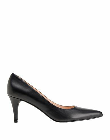 8 By Yoox Woman Pumps Black Ovine leather Cover