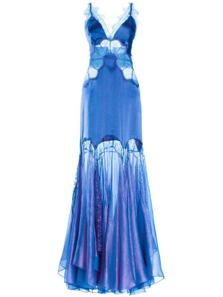 Maria Lucia Hohan Issa silk gown - Blue Cover