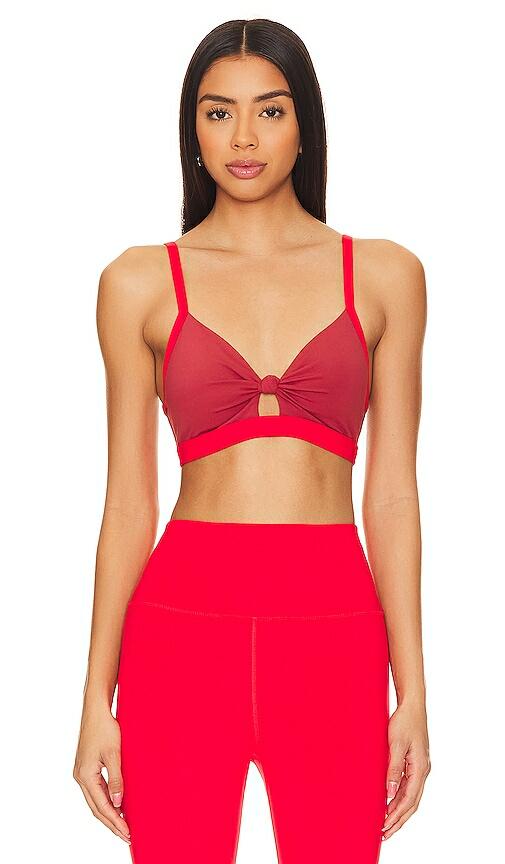 Spiritual Gangster Eden Twist Front Bra in Rose Cover