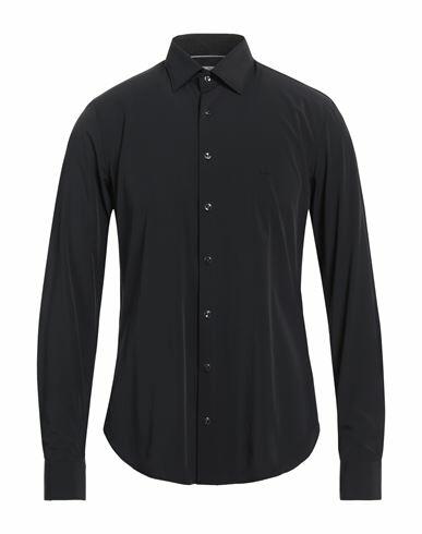 Michael Kors Mens Man Shirt Black Size 14 ½ Nylon, Elastane Cover