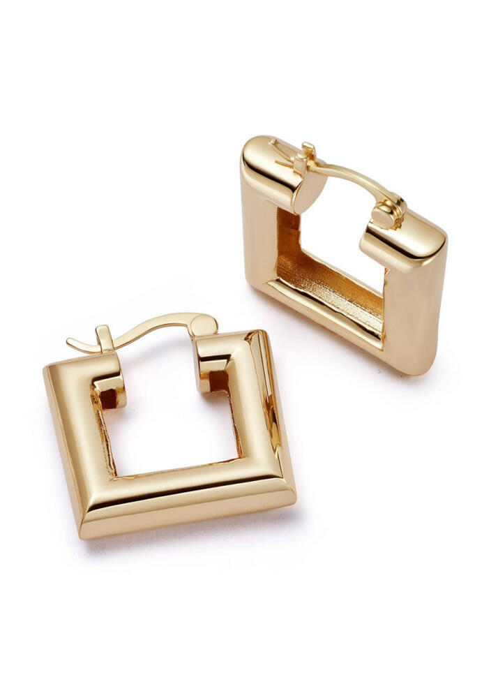 Daisy London X Polly Sayer Chubby 18kt Gold-plated Hoop Earrings Cover