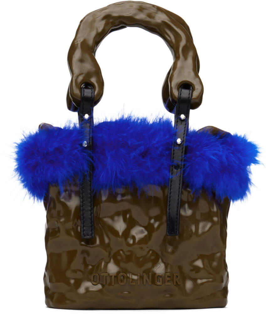 Ottolinger Brown Signature Ceramic Fluff Bag Cover