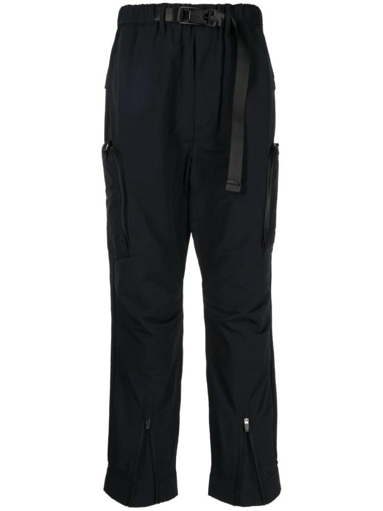 Spoonyard belted tapered cargo trousers - Black Cover