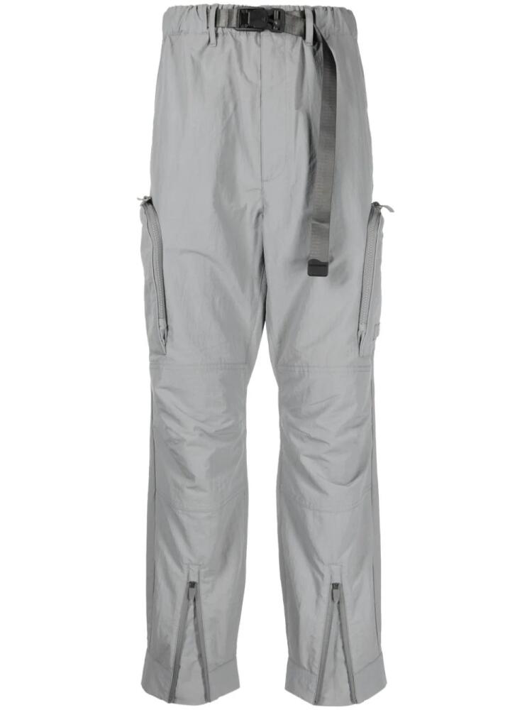 Spoonyard belted tapered cargo trousers - Grey Cover