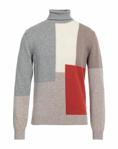 Ferrante Man Turtleneck Grey Merino Wool Cover