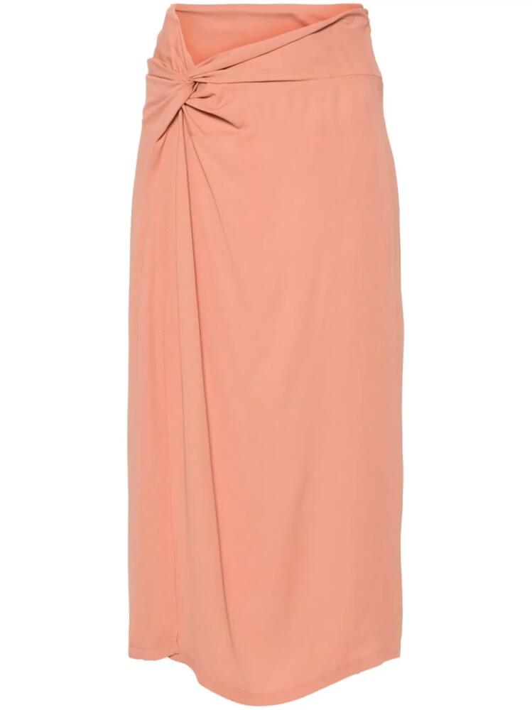 Forte Forte knotted midi skirt - Orange Cover