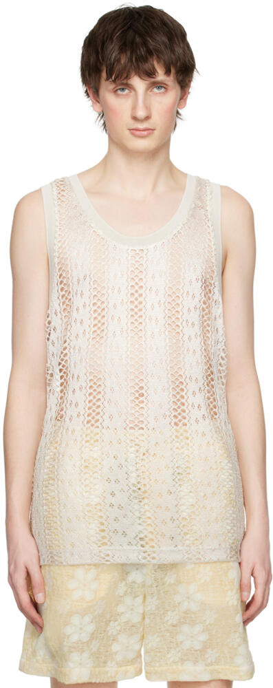 CMMN SWDN White Scoop Neck Tank Top Cover