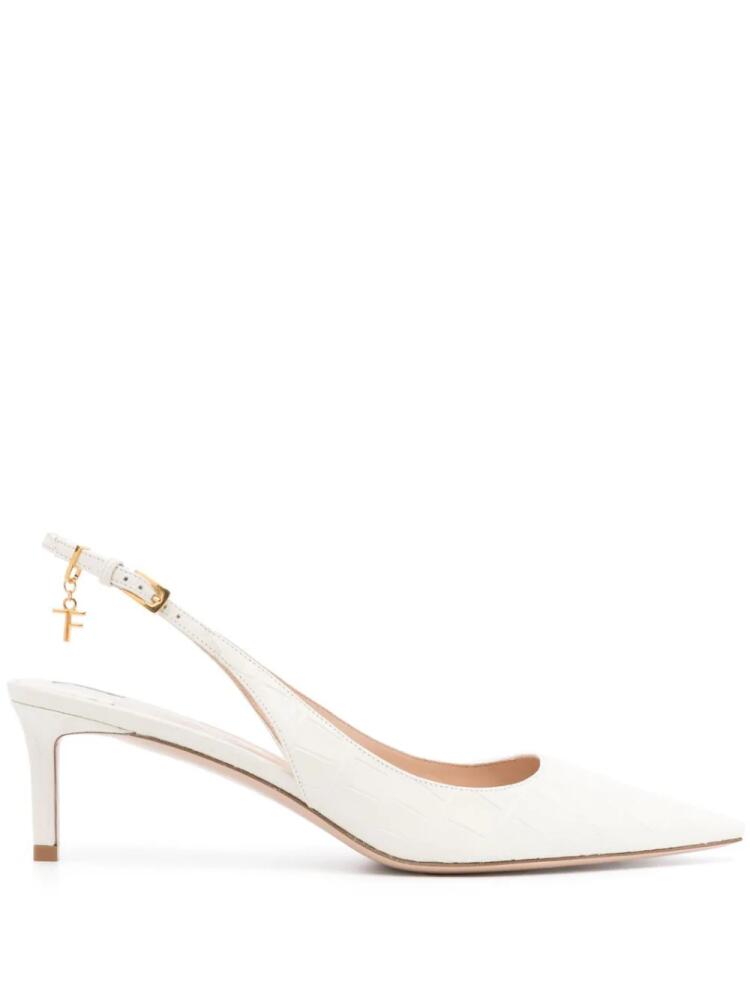 TOM FORD Angelina 55mm slingback pumps - Neutrals Cover