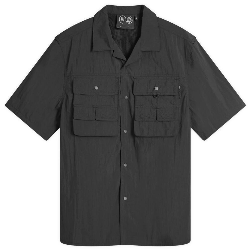 Purple Mountain Observatory Men's Short Sleeve Trail Shirt in Black Cover