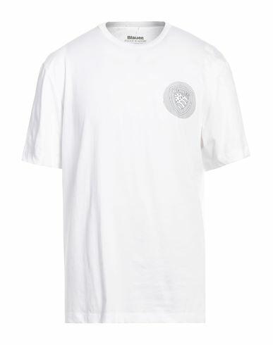 Blauer Man T-shirt White Cotton Cover