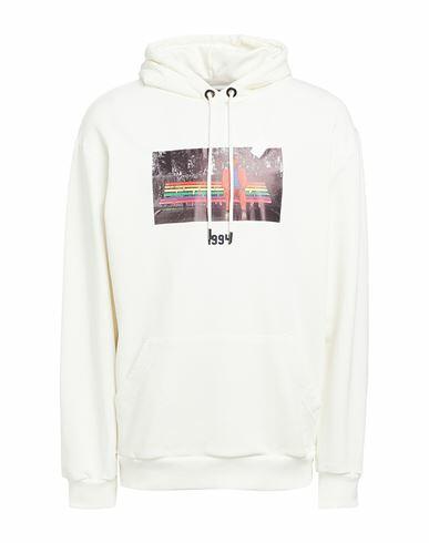 Throwback. Man Sweatshirt White Cotton Cover