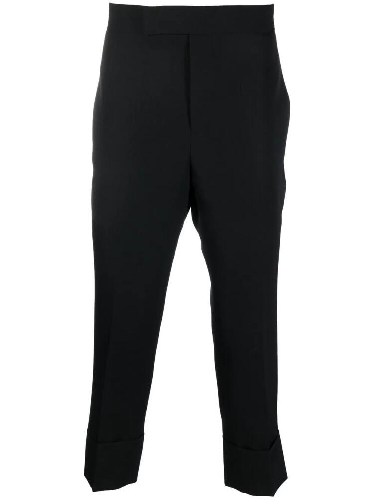 SAPIO cropped wool trousers - Black Cover