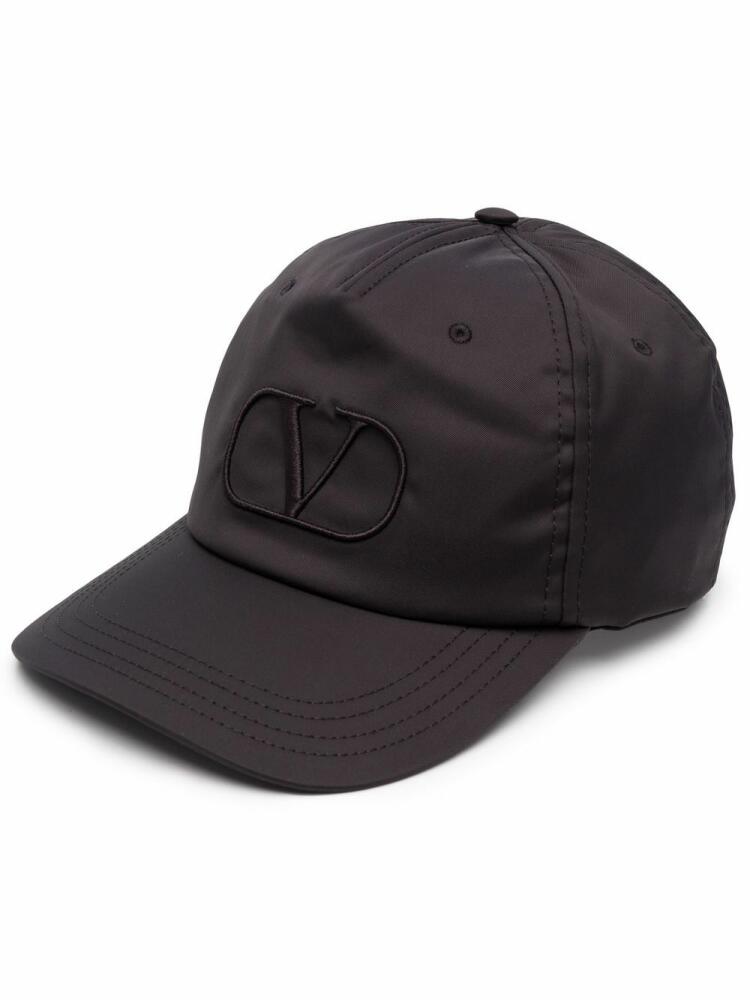 Valentino Garavani embroidered logo cap - Black Cover