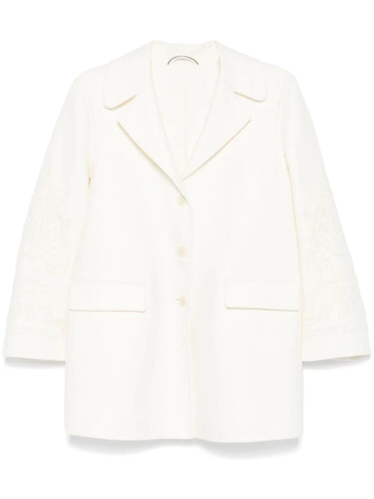 Ermanno Scervino Monopetto coat - White Cover