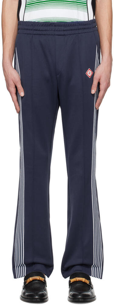 Casablanca Navy Stripe Sweatpants Cover