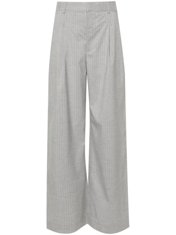 Gestuz PaulaGZ pinstriped tailored trousers - Grey Cover