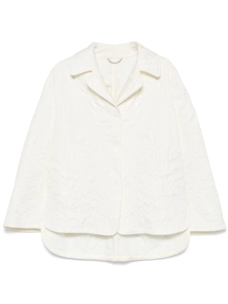 Ermanno Scervino floral-quilted jacket - White Cover