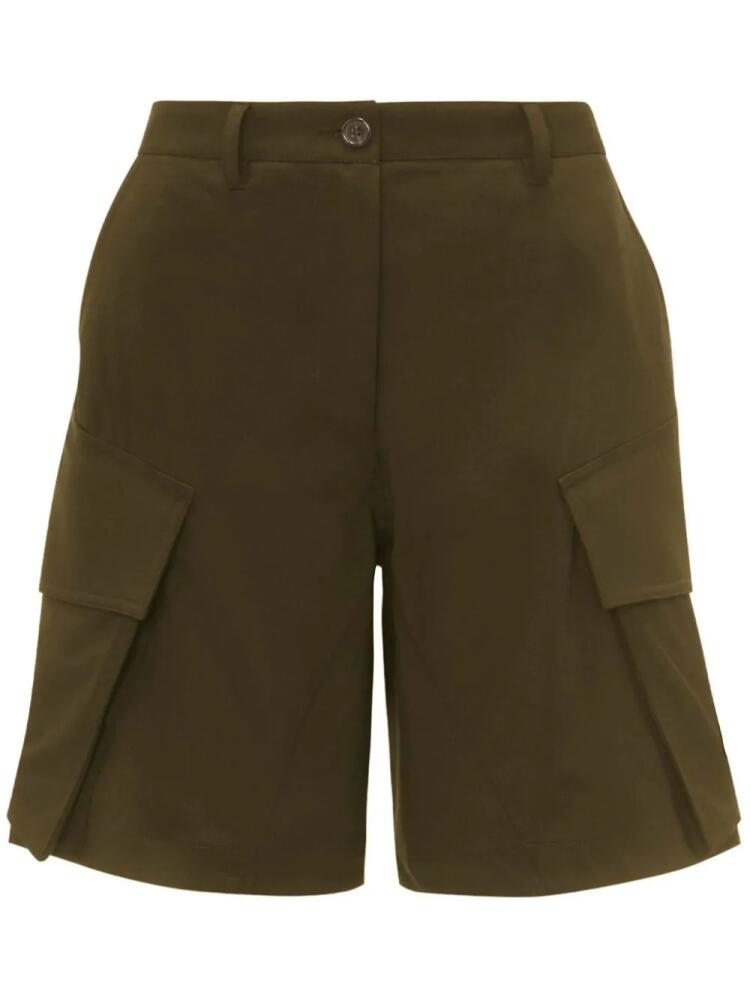 JW Anderson tailored wool cargo shorts - Green Cover