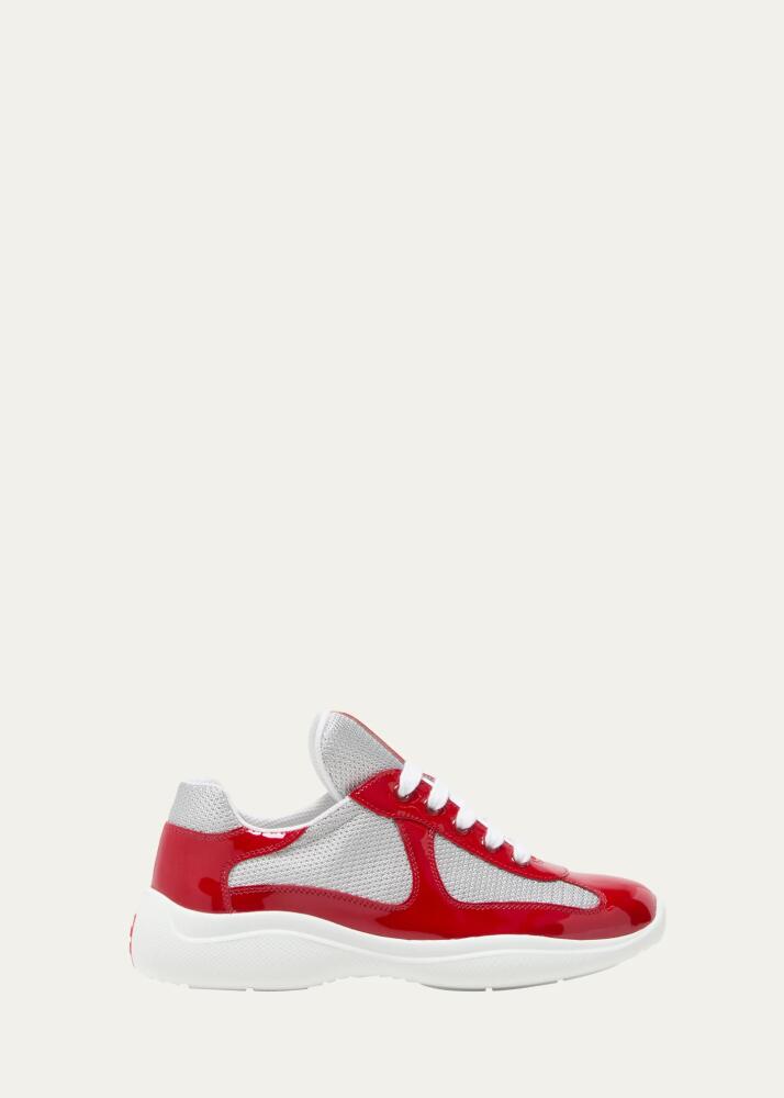 Prada America's Cup Vernice Patent Runner Sneakers Cover