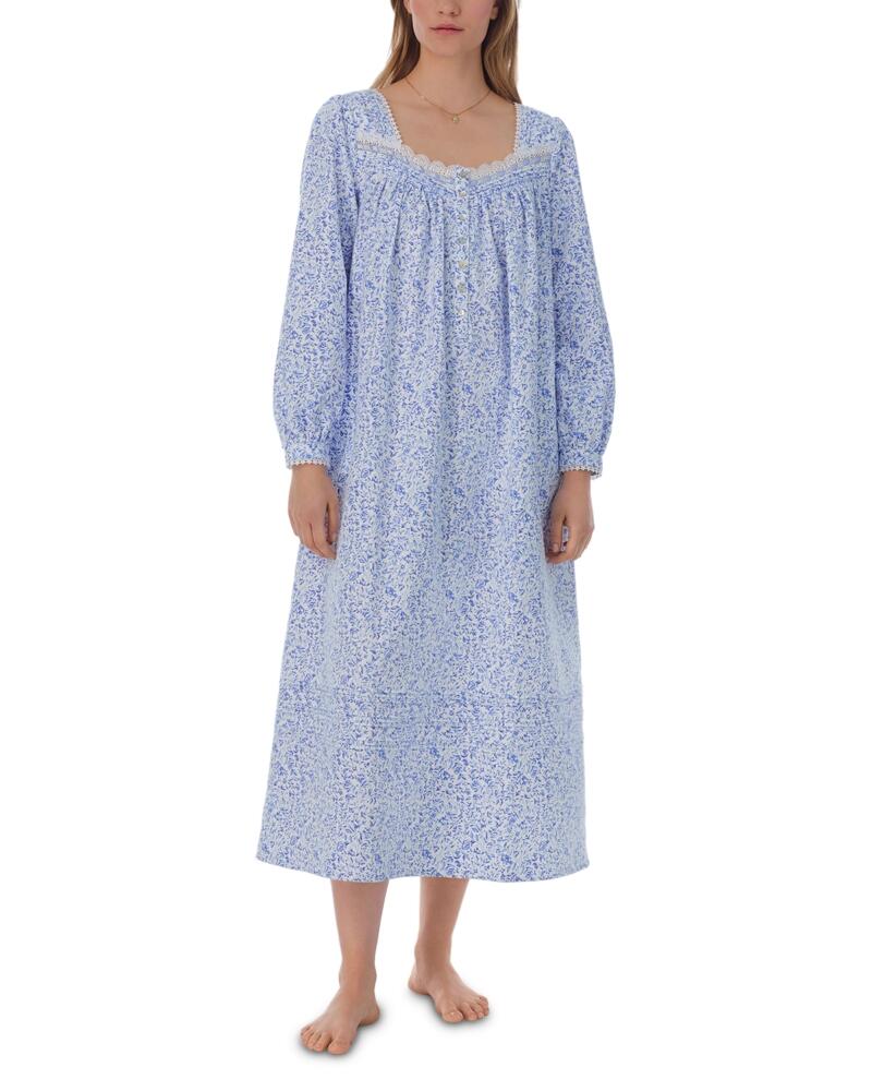 Eileen West Long Sleeve Flannel Ballet Nightgown Cover