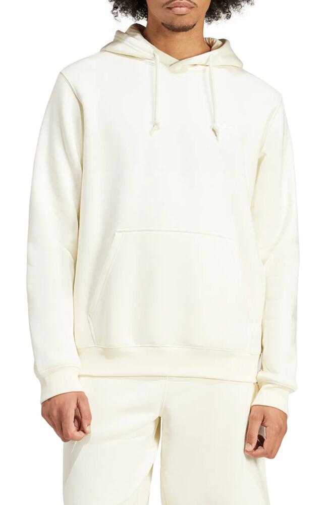 adidas Originals Essential Cotton Blend Hoodie in Ivory Cover