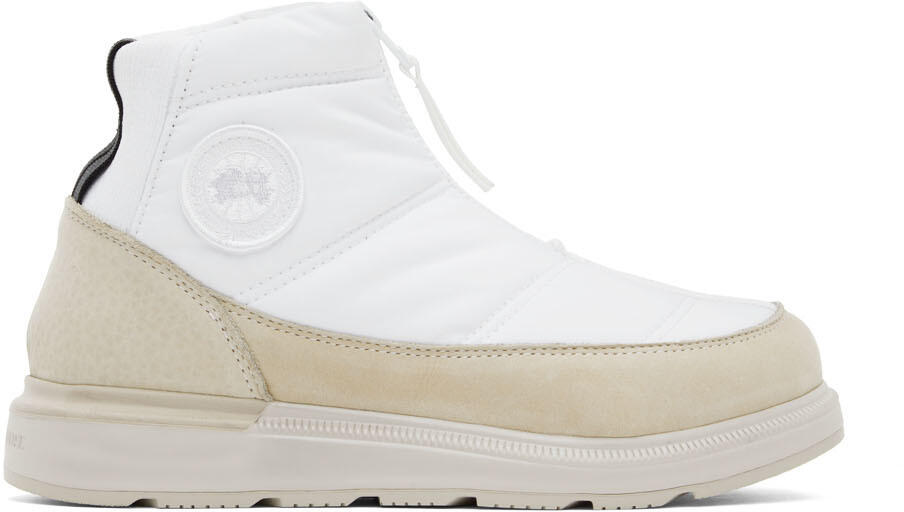 Canada Goose White Cypress Puffer Boots Cover