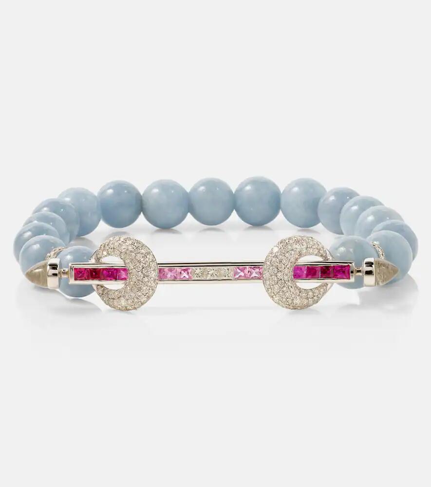 Ananya Chakra 18kt white gold bracelet with gemstones Cover