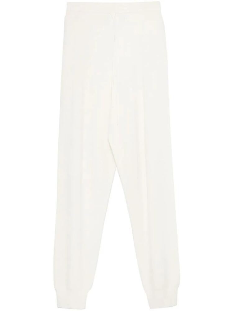 Fabiana Filippi knitted track pants - White Cover