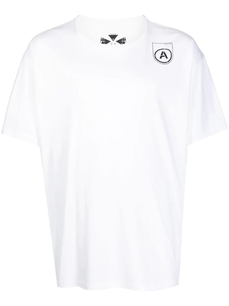 ACRONYM graphic-print T-shirt - White Cover