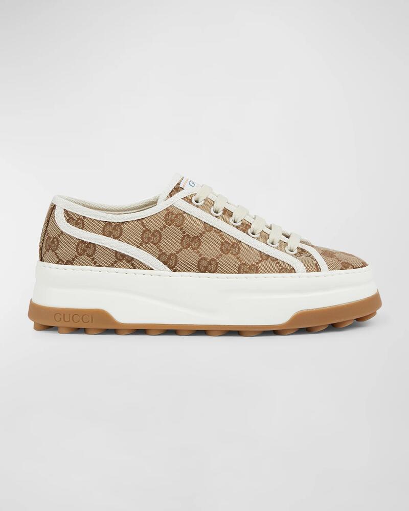 Gucci GG Canvas Low-Top Platform Sneakers Cover