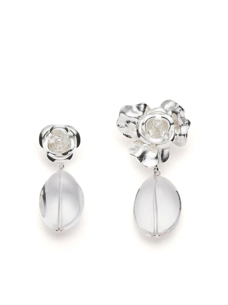 Magda Butrym Rosette drop earrings - Silver Cover