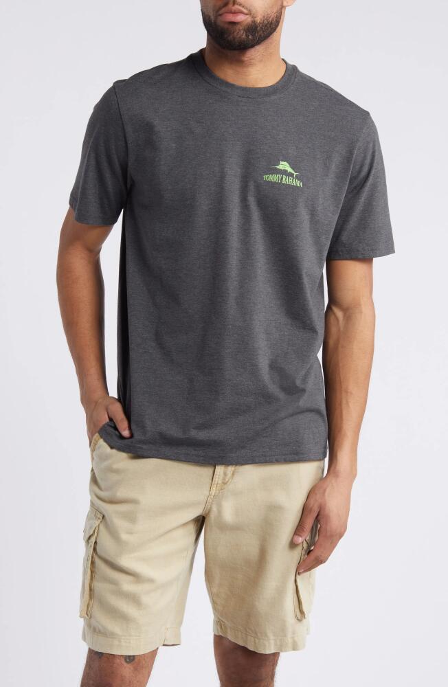 Tommy Bahama Pick Up Cotton Graphic T-Shirt in Coal Heather Cover