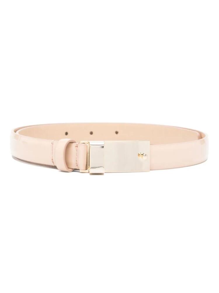 Philosophy Di Lorenzo Serafini patent-leather belt - Neutrals Cover