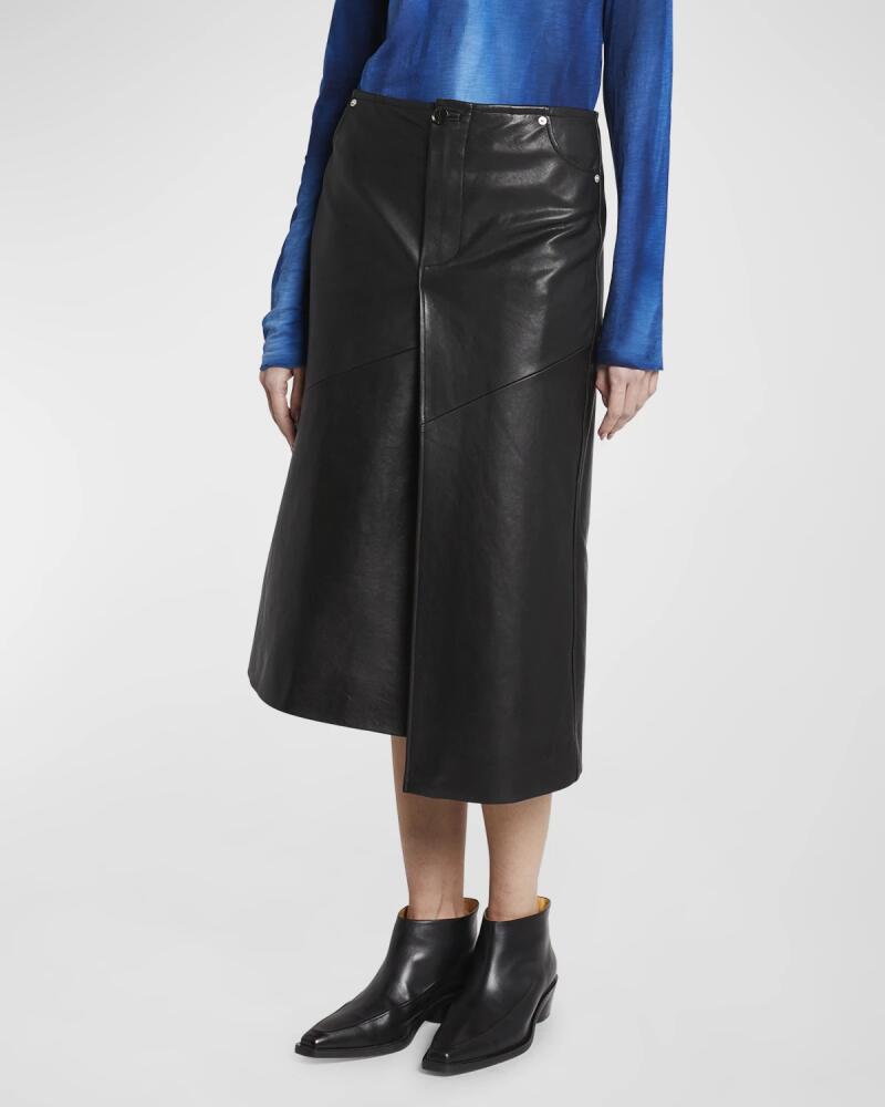 Proenza Schouler Leather Midi Skirt Cover