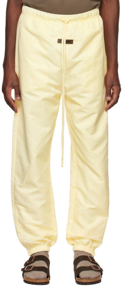 Fear of God ESSENTIALS Yellow Nylon Lounge Pants Cover