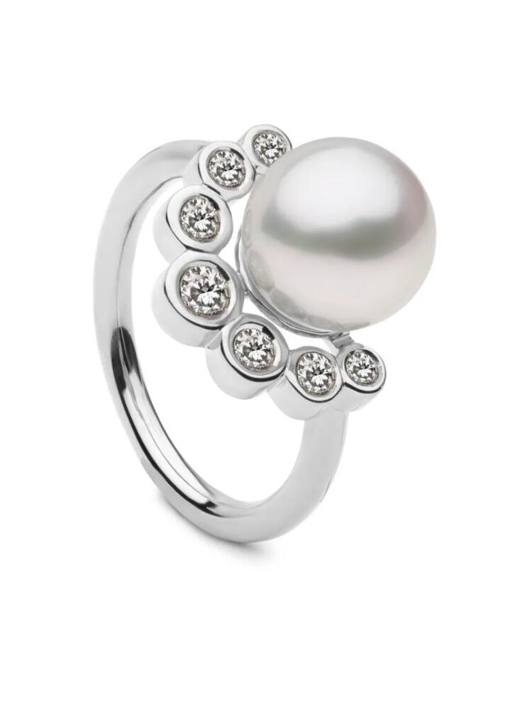 AUTORE MODA Brea pearl-embellished ring - Silver Cover