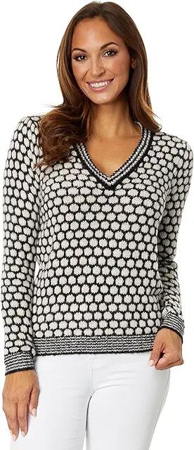 Lilly Pulitzer Brista Sweater (Black Honeycomb) Women's Clothing Cover