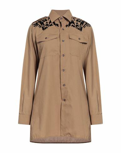 Brand Unique Woman Shirt Khaki Cotton Cover