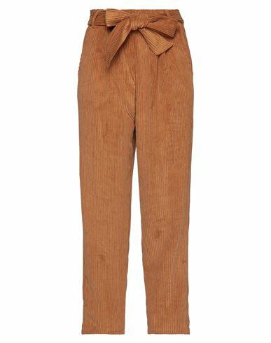 Gina Gorgeous Woman Pants Camel Polyester, Polyamide Cover