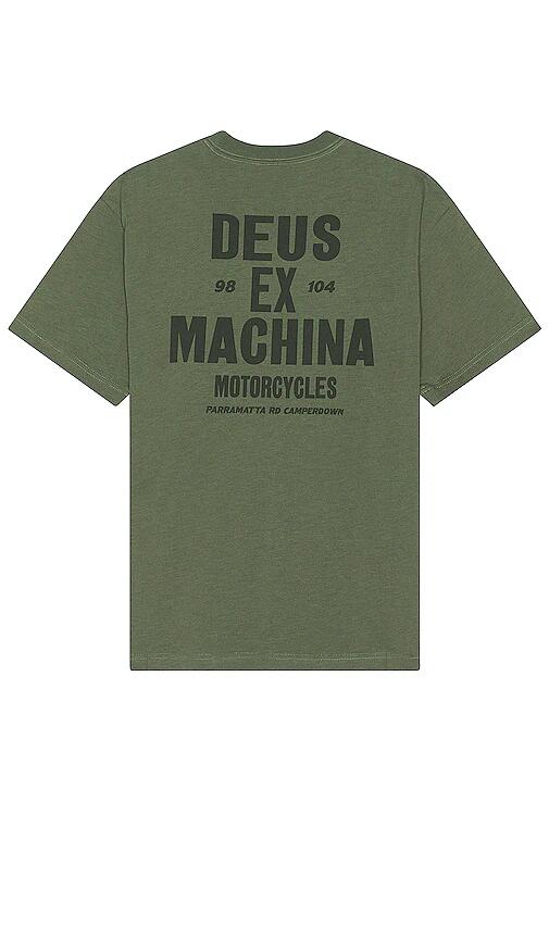 Deus Ex Machina Accuracy Tee in Green Cover