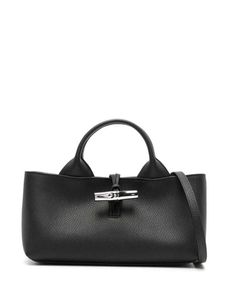 Longchamp Roseau S leather tote bag - Black Cover