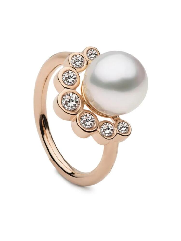 AUTORE MODA Brea pearl-embellished ring - Pink Cover