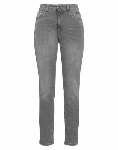 Iceberg Woman Jeans Grey Cotton, Elastane Cover