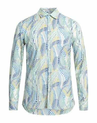 Primo Emporio Man Shirt Light green Cotton Cover