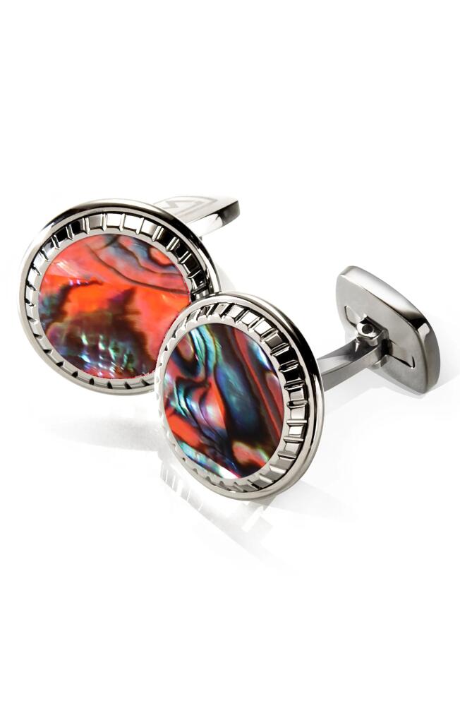 M-Clip® Abalone Cuff Links in Orange Cover