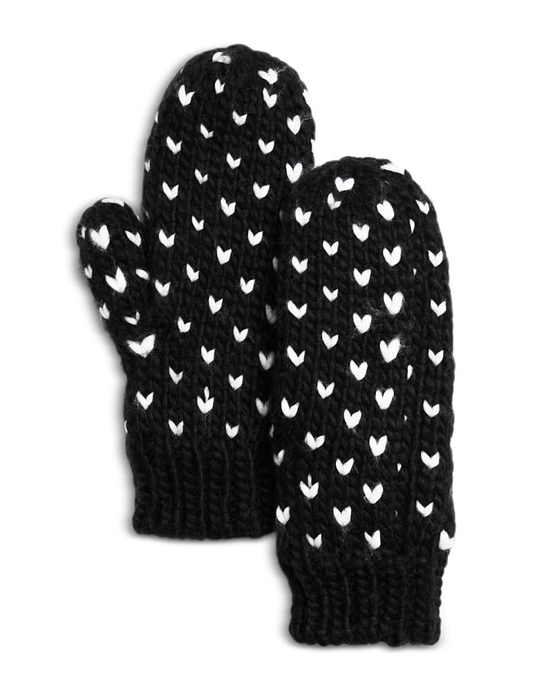 Aqua Heart Mittens - Exclusive Cover